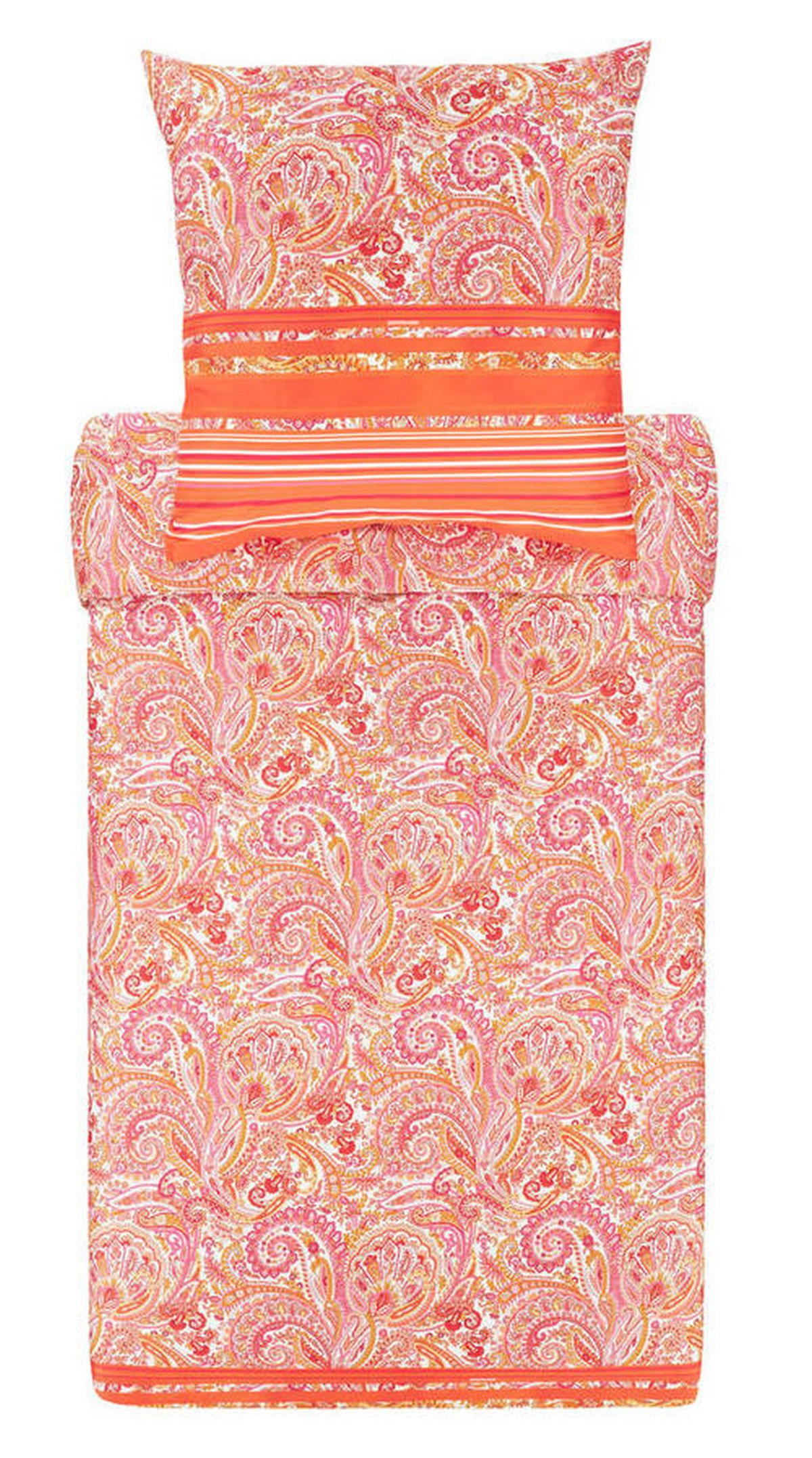 BETTWÄSCHE Noto  - Rot, Design, Textil (200/200cm) - Bassetti