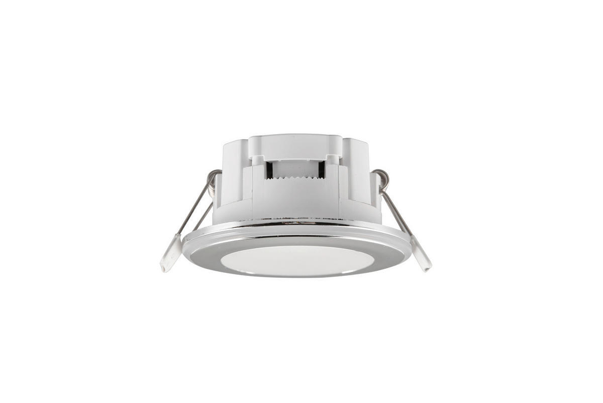 LED-EINBAUSPOT 8,2/4,0 cm   - Chromfarben, KONVENTIONELL, Kunststoff (8,2/4,0cm) - Trio Leuchten