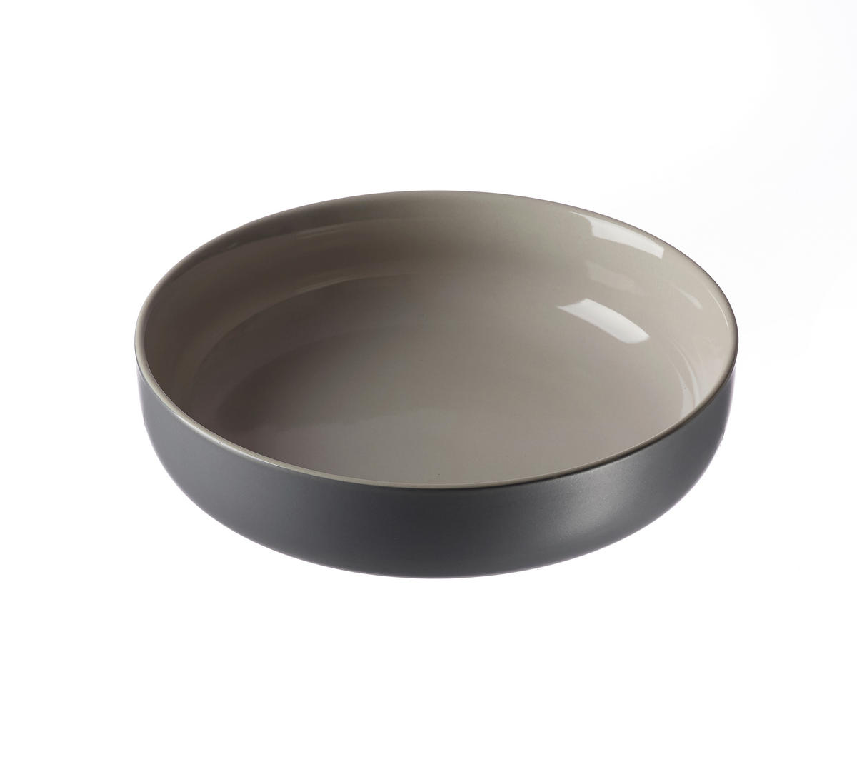 SCHALE Jasper 19 cm   - Weiß/Grau, Design, Keramik (19cm) - Ritzenhoff Breker