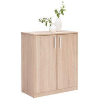 KOMÓD 72/84/36 cm  - ezüst/fekete, Konventionell, faalapú anyag/fém (72/84/36cm) - Xora