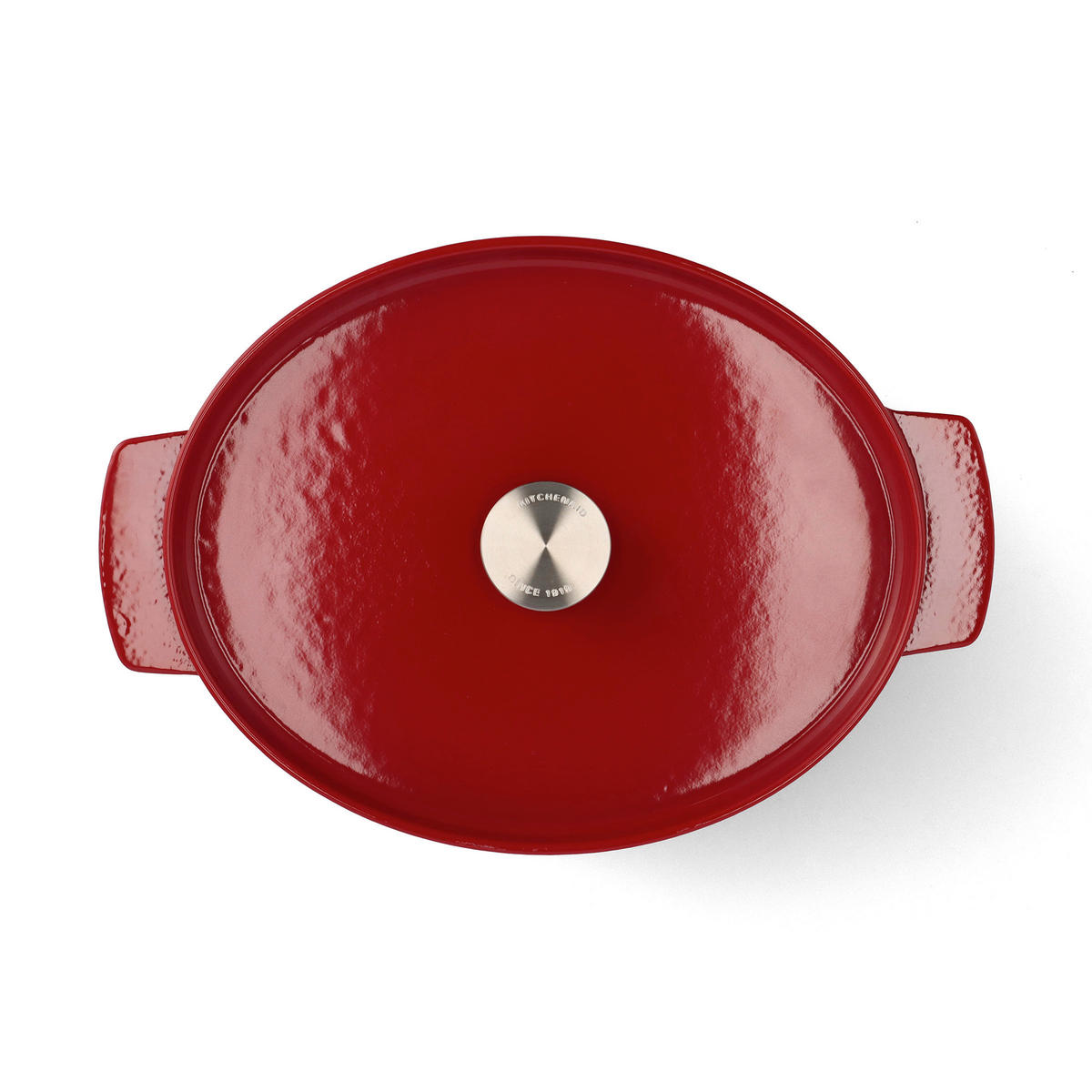 BRÄTER Cast Iron  - Rot/Creme, Basics, Metall (5.6l) - Kitchenaid