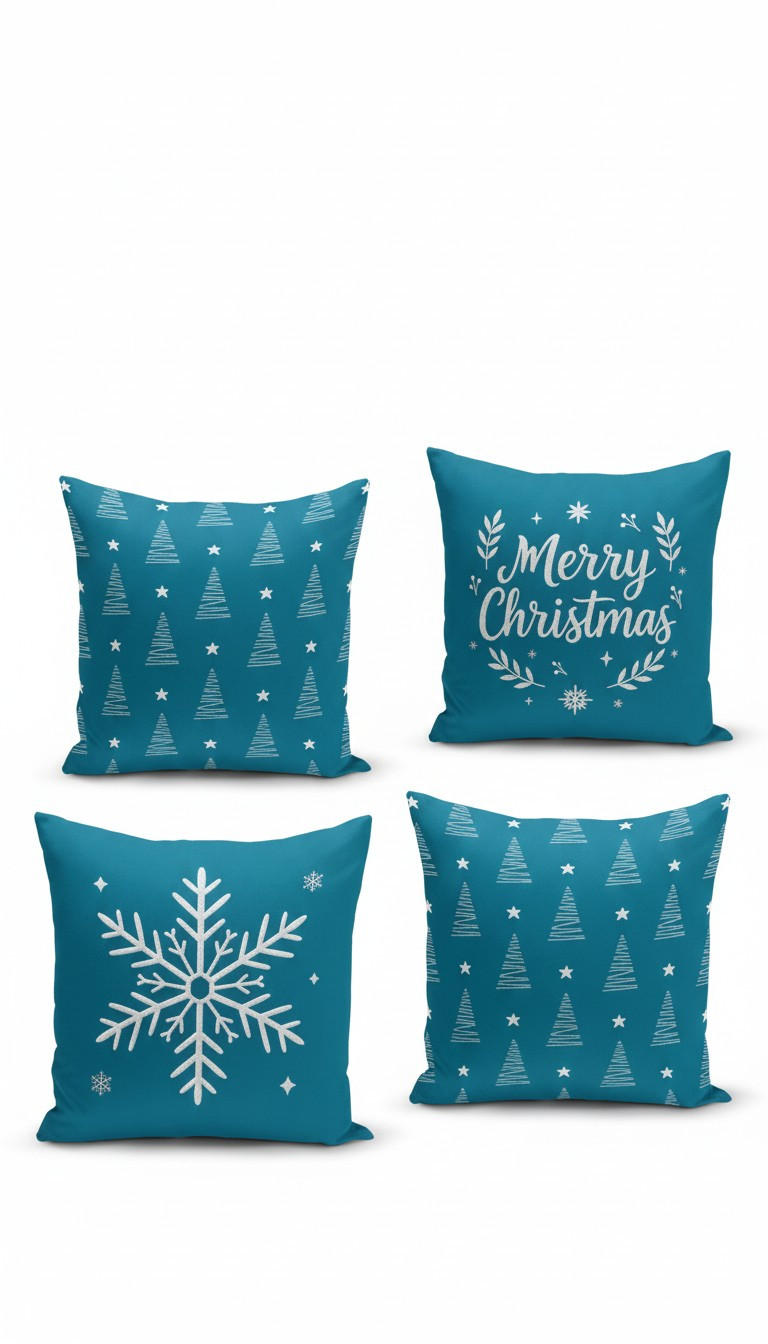 KISSENBEZUG-SET 43/43 cm  - Multicolor, Basics, Textil (43/43cm) - X-Mas