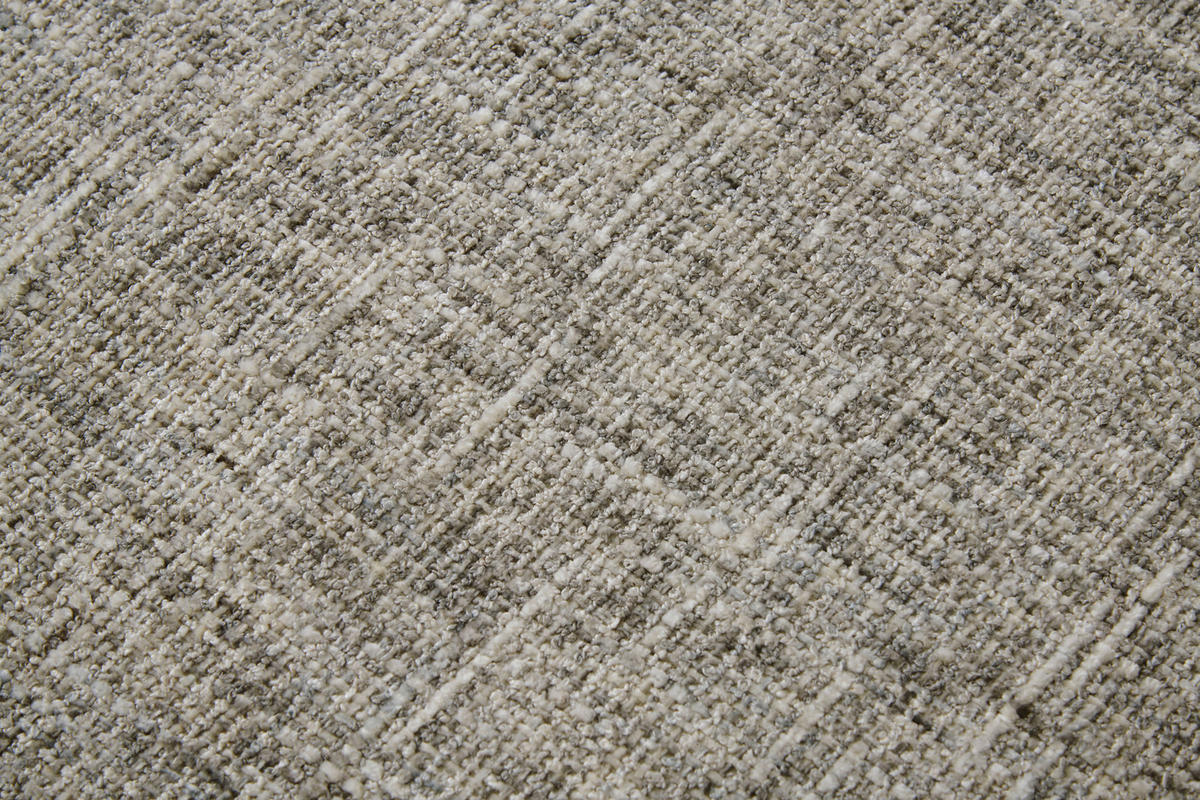 ARMLEHNSTUHL  in Eisen Webstoff  - Greige/Schwarz, Design, Textil/Metall (61/83/61cm) - Novel