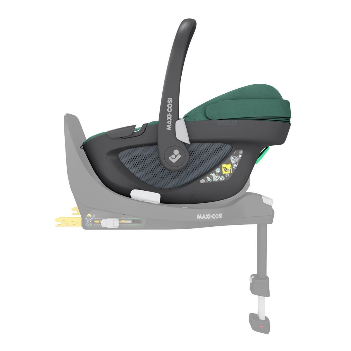 AUTO-SEDIŠTE ZA BEBE  Pebble 360  - zelena, Osnovno, tekstil/metal (36/47/73cm) - Maxi-Cosi
