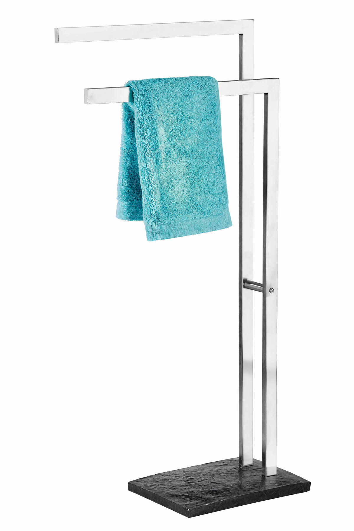 STOJAN NA UTERÁKY   - bridlicová, Basics, plast (43,5/86,5/20cm) - Wenko