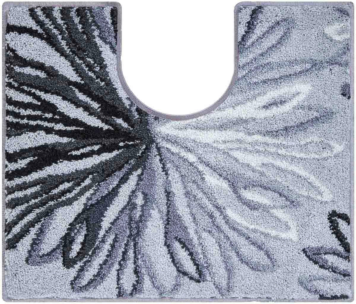 WC-VORLEGER Anthrazit 50/60 cm  - Anthrazit, Design, Kunststoff/Textil (50/60cm) - Grund