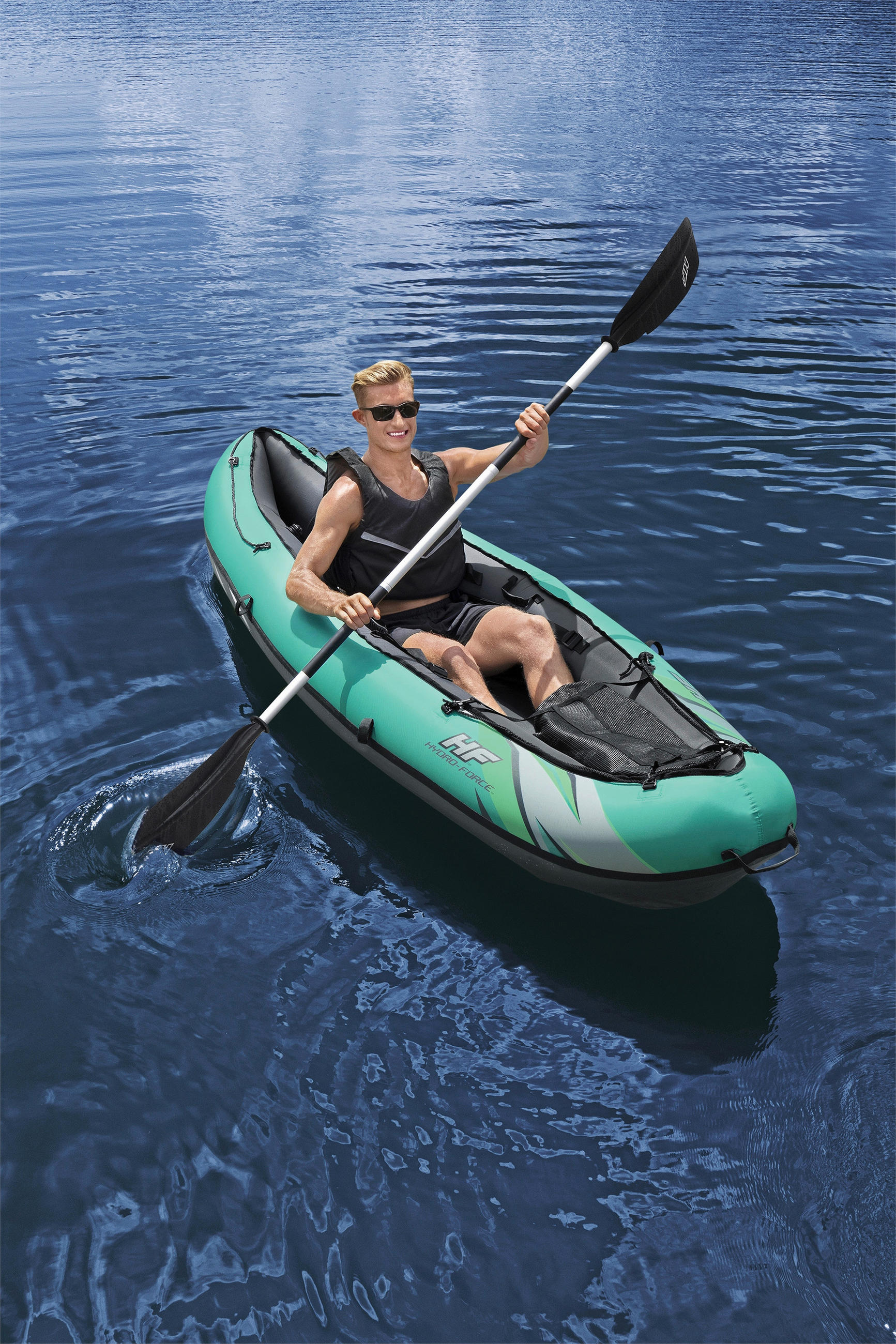 KAJAK VENTURA ELITE X1  - Grün, KONVENTIONELL, Kunststoff/Metall (280/86/40cm) - Bestway