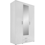 SKŘÍŇ - bílá/barvy hliníku, Design, dřevěný materiál/umělá hmota (120/195/55cm) - CARRYHOME