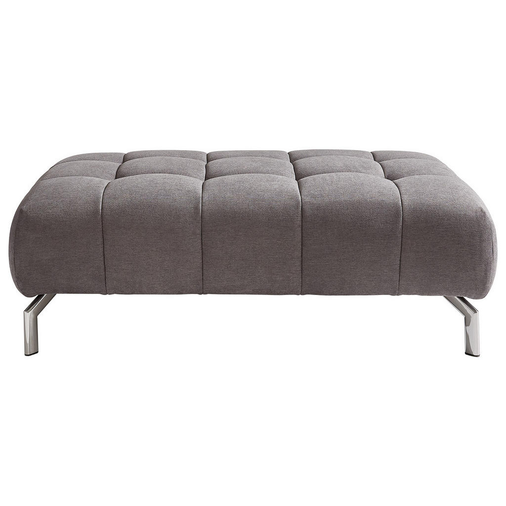 Thumbnail - Beldomo Style Hocker, Grau, Textil, Uni, rechteckig, 126x42x76 cm, Goldenes M, Stoffauswahl, Wohnzimmer, Hocker, Sitzhoc...