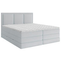 BOXSPRINGBETT 180/200 cm  in Hellblau  - Hellblau, Design, Kunststoff/Textil (180/200cm) - MID.YOU