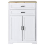 KOMMODE  in 86/127/38 cm  - Eiche Artisan/Pinienfarben, KONVENTIONELL, Holzwerkstoff/Metall (86/127/38cm) - Carryhome