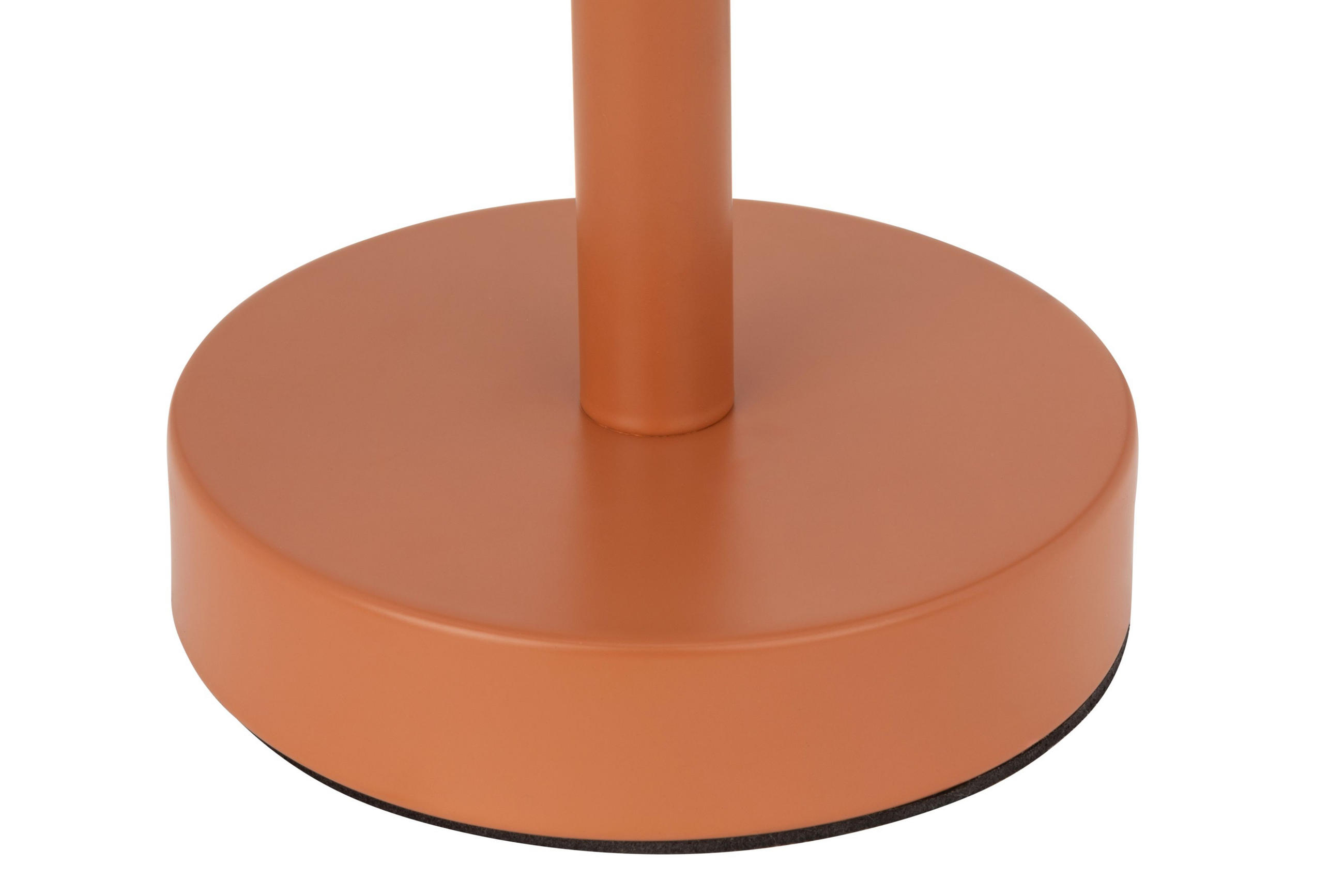 Thumbnail - Novel Tischleuchte Danta Clarita, Orange, Metall, Eiche, massiv, Uni,Uni, rund,rund, 38 cm, RoHS, CE, Schnurschalter, La...