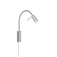 LED-WANDLEUCHTE - Nickelfarben, Basics, Metall (4/40cm) - Fischer & Honsel