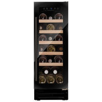 WEINKÜHLSCHRANK DAUF-19.58B  - Schwarz, Basics, Glas/Holz (29,5/82/57cm)