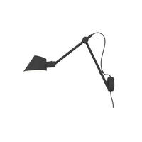 WANDLEUCHTE Stay 58/54,5 cm   - Schwarz, Design, Metall (58/54,5cm) - Nordlux