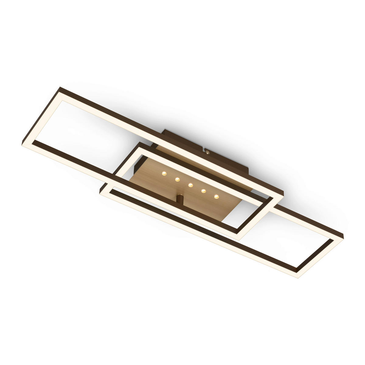 LED-TAKLAMPA 56/18/7,5 cm  - brun/guldfärgad, Basics, metall/plast (56/18/7,5cm)