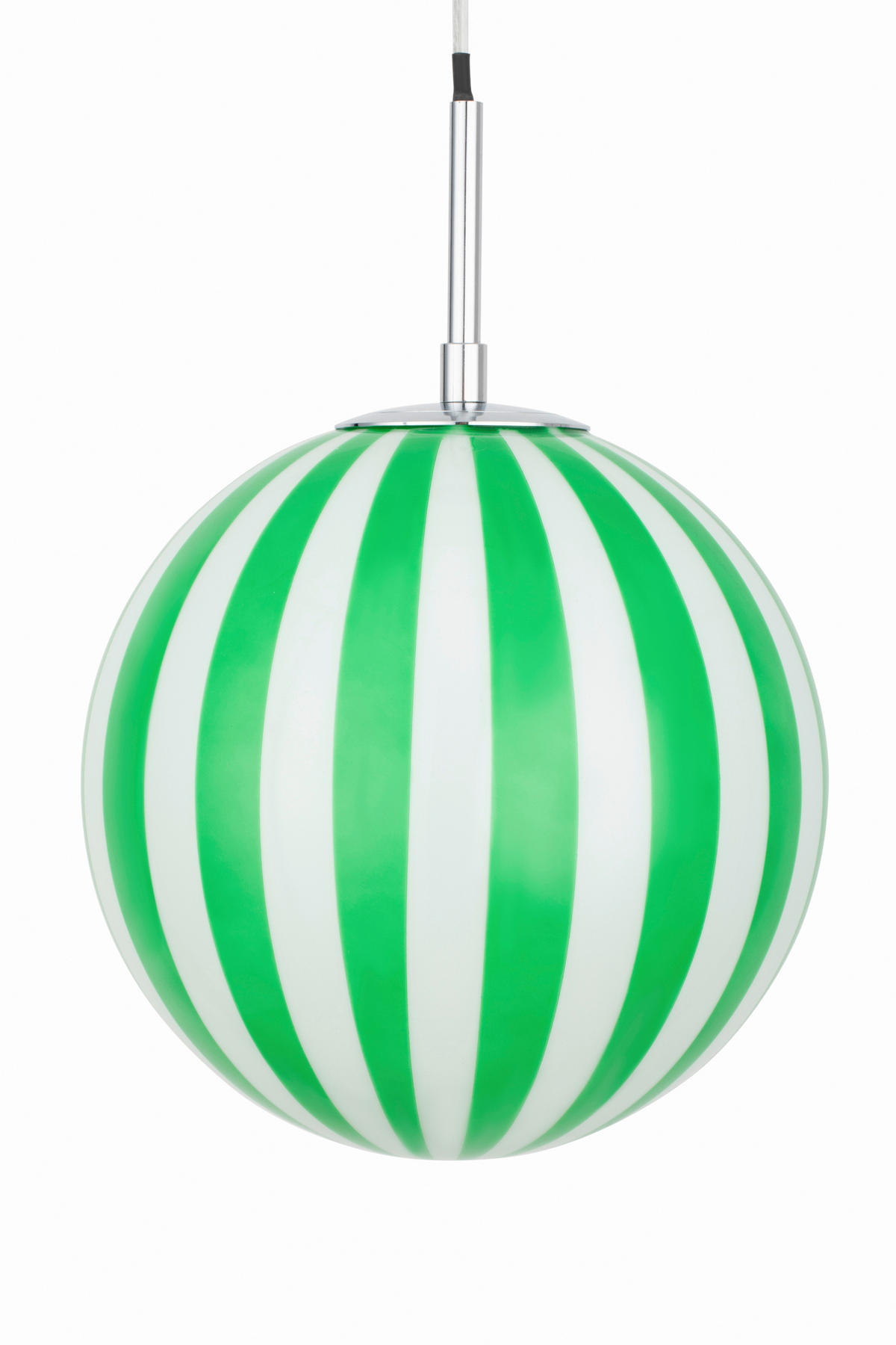 HÄNGELEUCHTE 25/120 cm   - Weiß/Grün, Design, Glas/Metall (25/120cm) - Collet's Monde