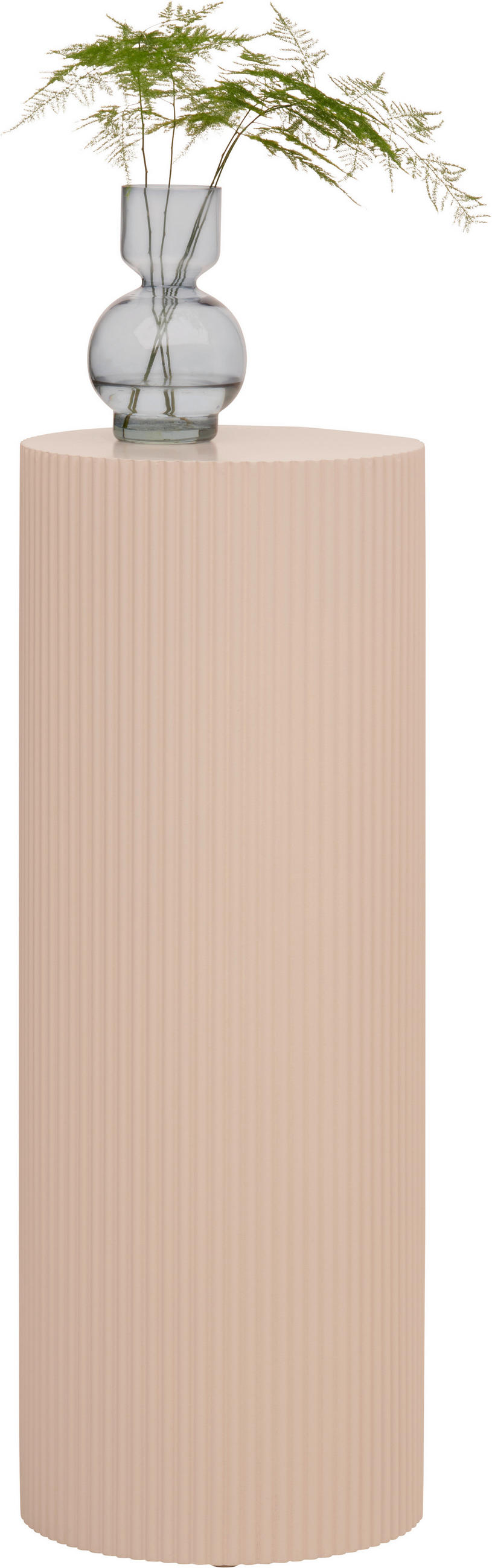 BLUMENSÄULE in Holzwerkstoff   - Naturfarben, Trend, Holzwerkstoff (30/80/30cm) - Xora