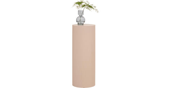 BLUMENSÄULE in Holzwerkstoff - Naturfarben, Trend, Holzwerkstoff (30/80/30cm) - Xora