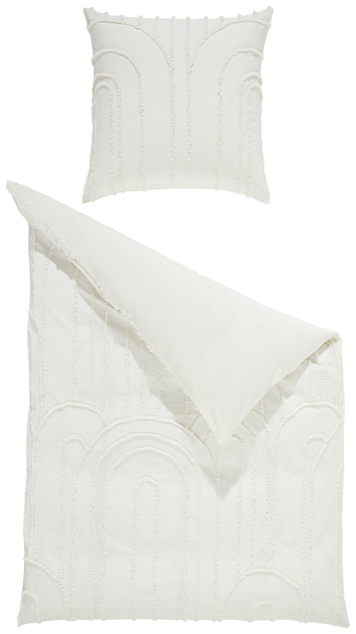 BETTWÄSCHE Renforcé - Creme, Trend, Textil (135/200cm) - Ambiente