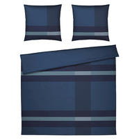 BETTWÄSCHE Modern Makosatin 240/220 cm  - Blau/Petrol, Design, Naturmaterialien/Textil (240/220cm) - Joop!