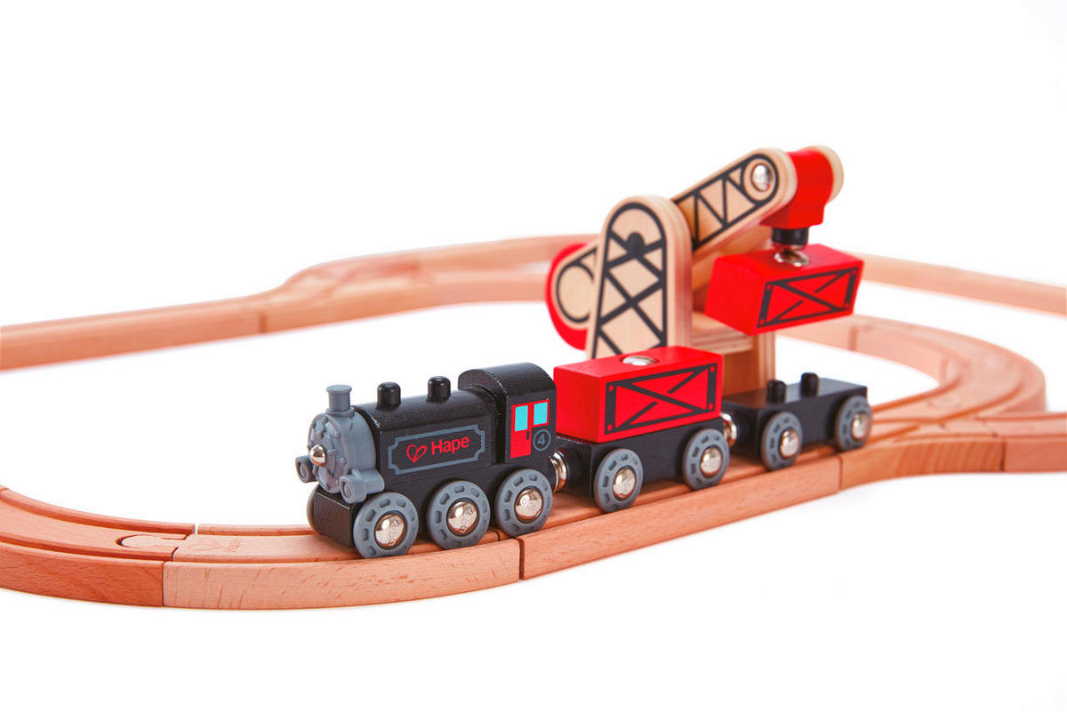 EISENBAHNZUBEHÖR - Multicolor, Basics, Holz/Kunststoff (24,0/4,8/3,3cm) - Hape
