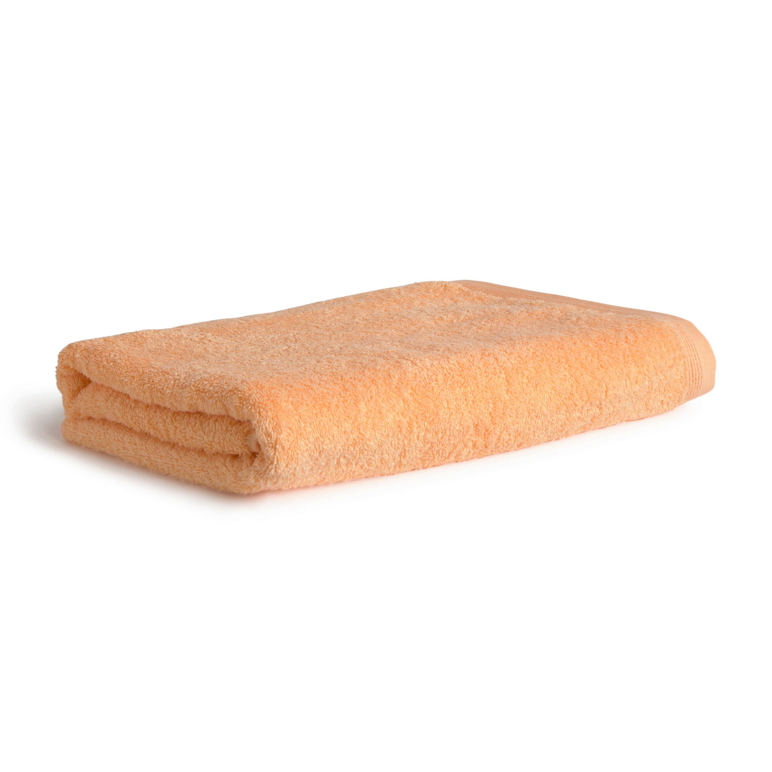 BADETUCH Aprikose 100/160 cm  - Aprikose, Basics, Textil (100/160cm) - Moeve