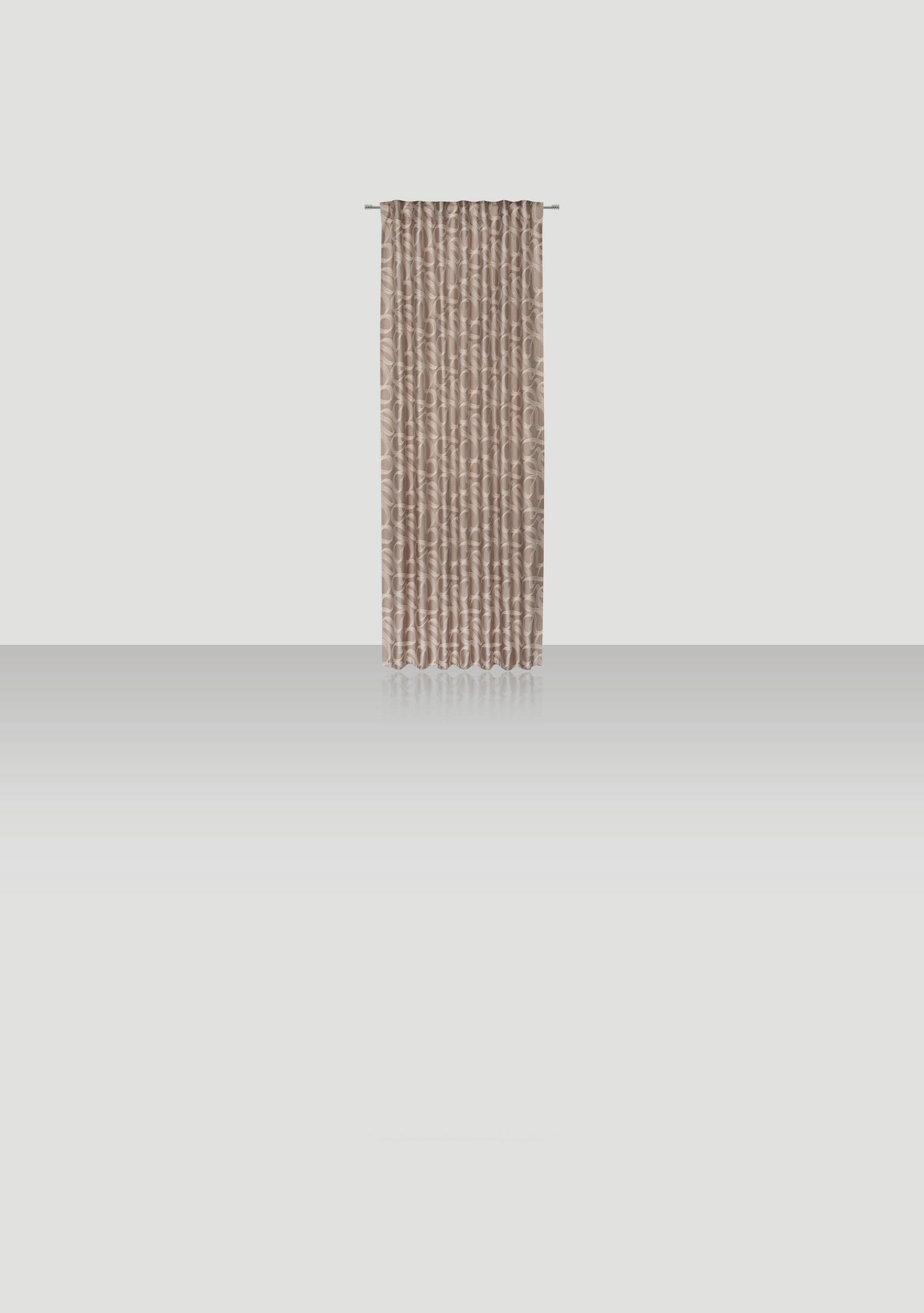 FERTIGVORHANG blickdicht  - Beige, KONVENTIONELL, Textil (140/255cm) - Novel