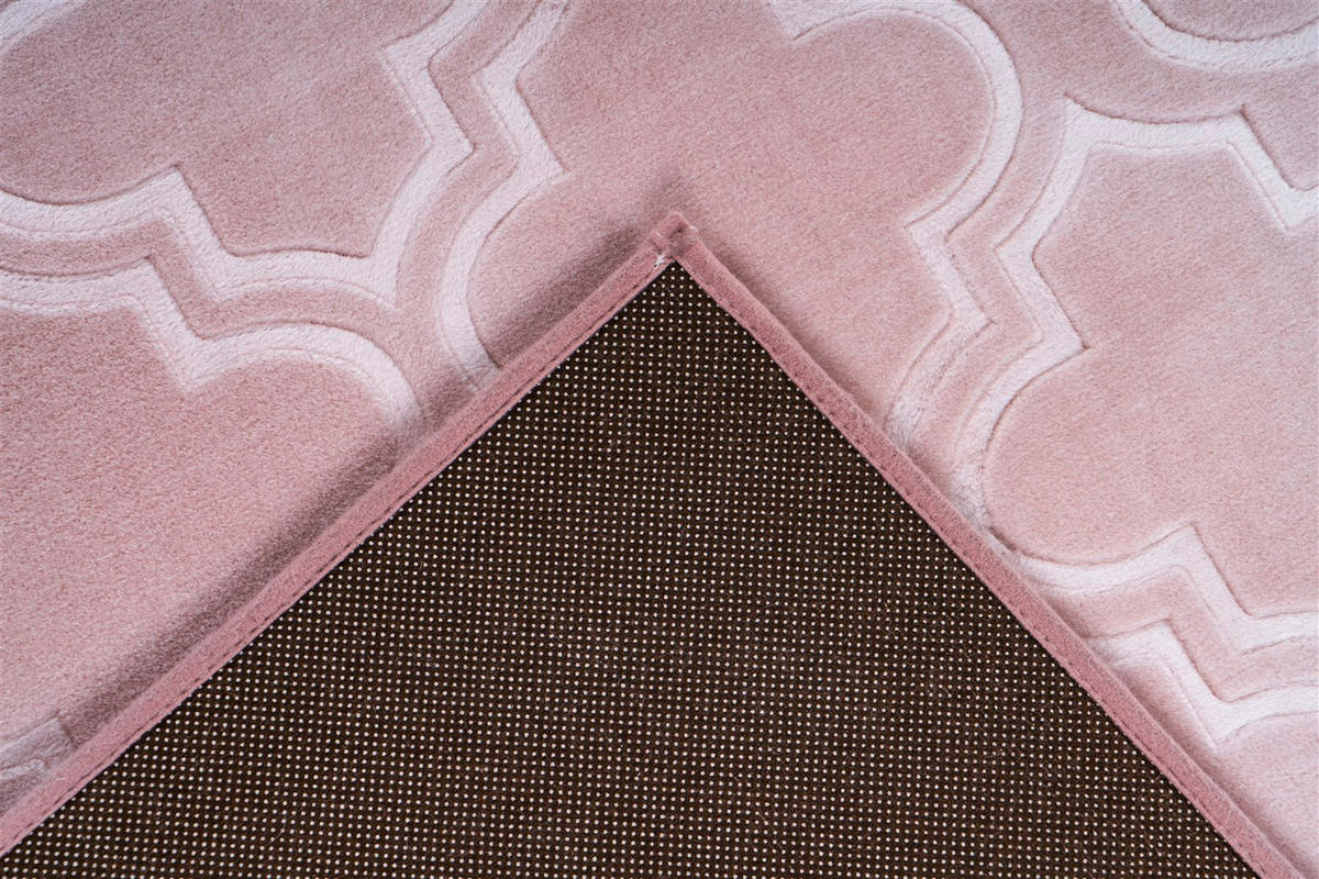 LÄUFER 80/300 cm Monroe 100 Rosa  - Rosa, KONVENTIONELL, Kunststoff/Textil (80/300cm)