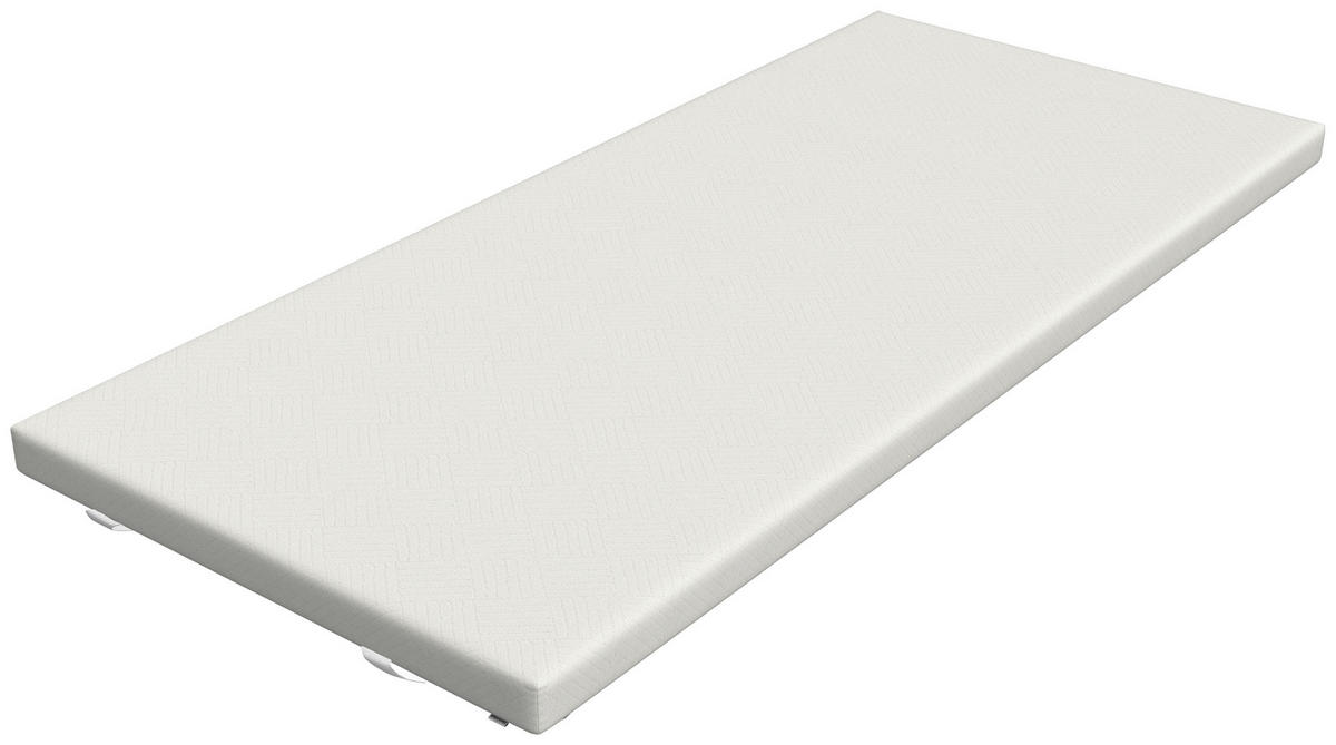 TOPPER 160/200 cm Höhe ca. 5 cm  - Weiß, Basics, Textil (160/200cm) - Chameo