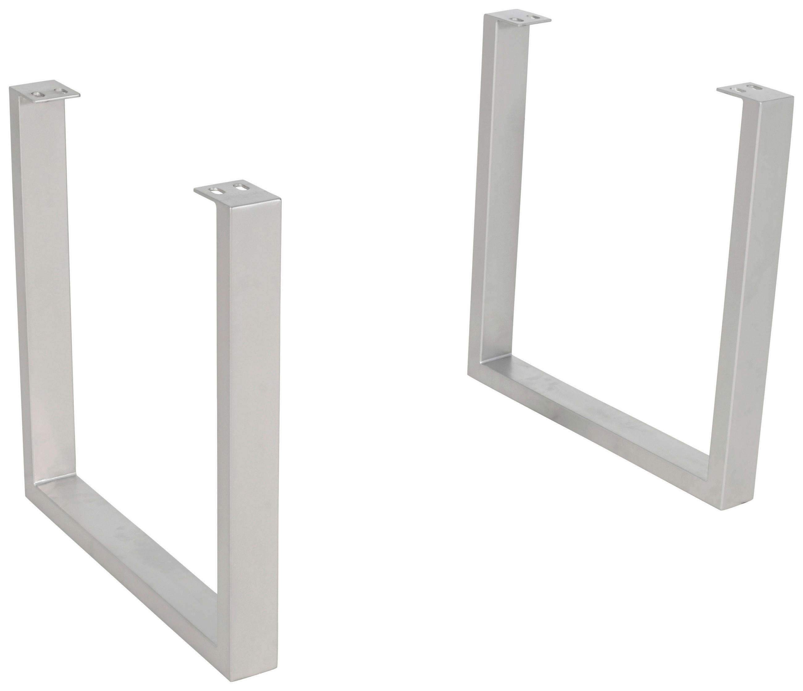 TISCHGESTELL Silberfarben  - Silberfarben, MODERN, Metall (73/8/71,5cm) - Boxxx