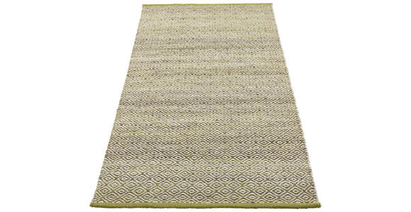 LÄUFER 80/200 cm Jupiter  - Grün, Natur, Textil (80/200cm) - Linea Natura