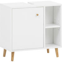 WASCHBECKENUNTERSCHRANK 60,2/59,3/33,1 cm  - Eichefarben/Weiß, MODERN, Holz/Holzwerkstoff (60,2/59,3/33,1cm) - Stylife