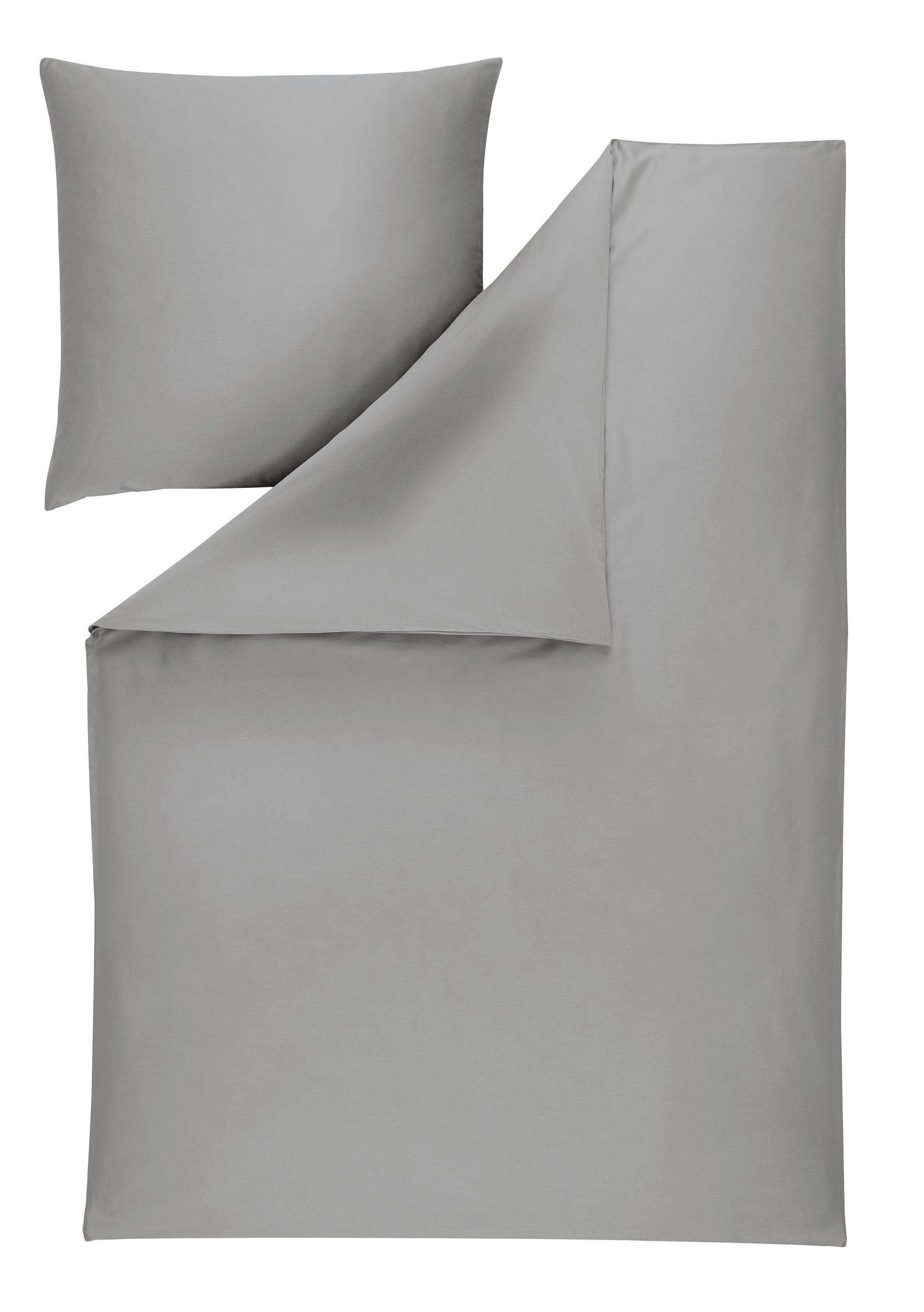 BETTWÄSCHE Atelier Makosatin 200/220 cm  - Platinfarben, Design, Textil (200/220cm) - Estella