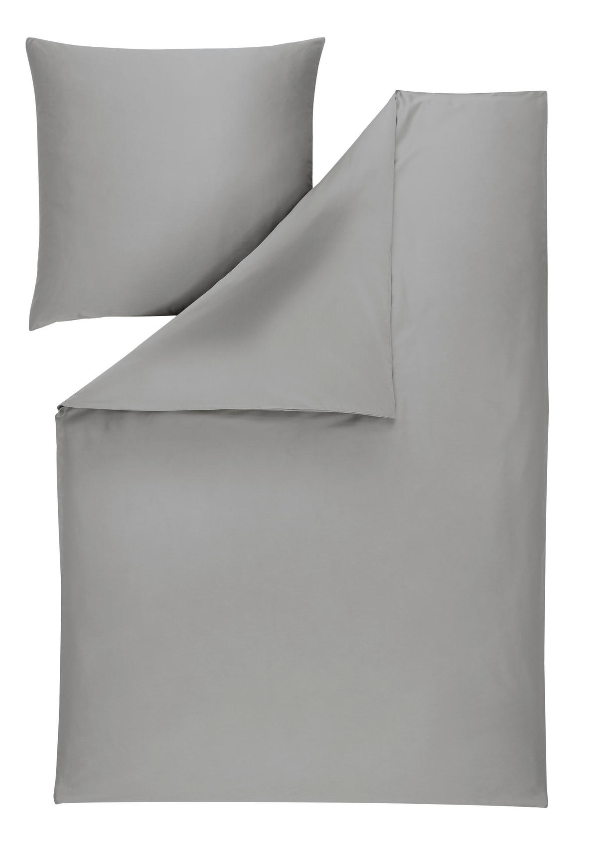 BETTWÄSCHE Atelier Makosatin 200/220 cm  - Platinfarben, Design, Textil (200/220cm) - Estella