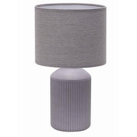 NAMIZNA SVETILKA  Florence       22/39/22 cm      - siva/bela, Basics, tekstil/keramika (22/39/22cm)