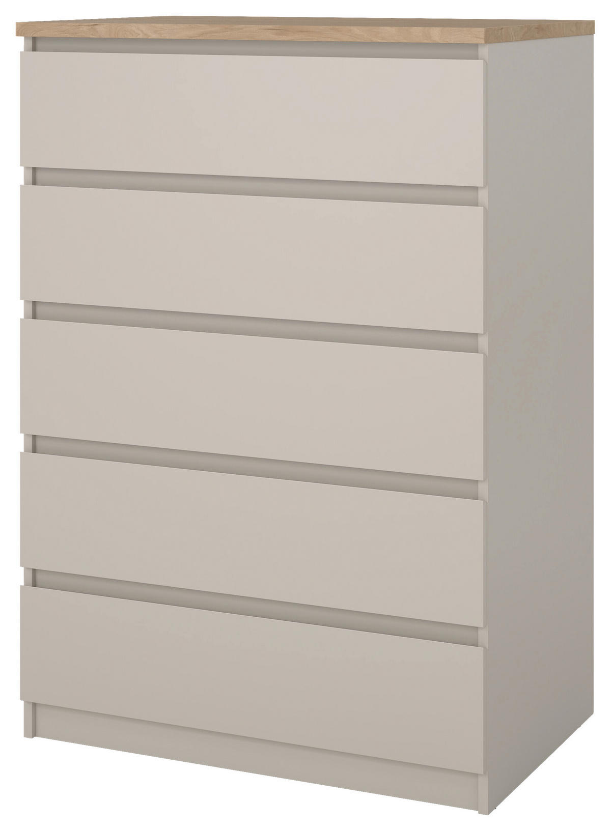KOMMODE  in 77/111,3/50 cm  - Kaschmir/Eichefarben, Basics, Holzwerkstoff (77/111,3/50cm) - Boxxx