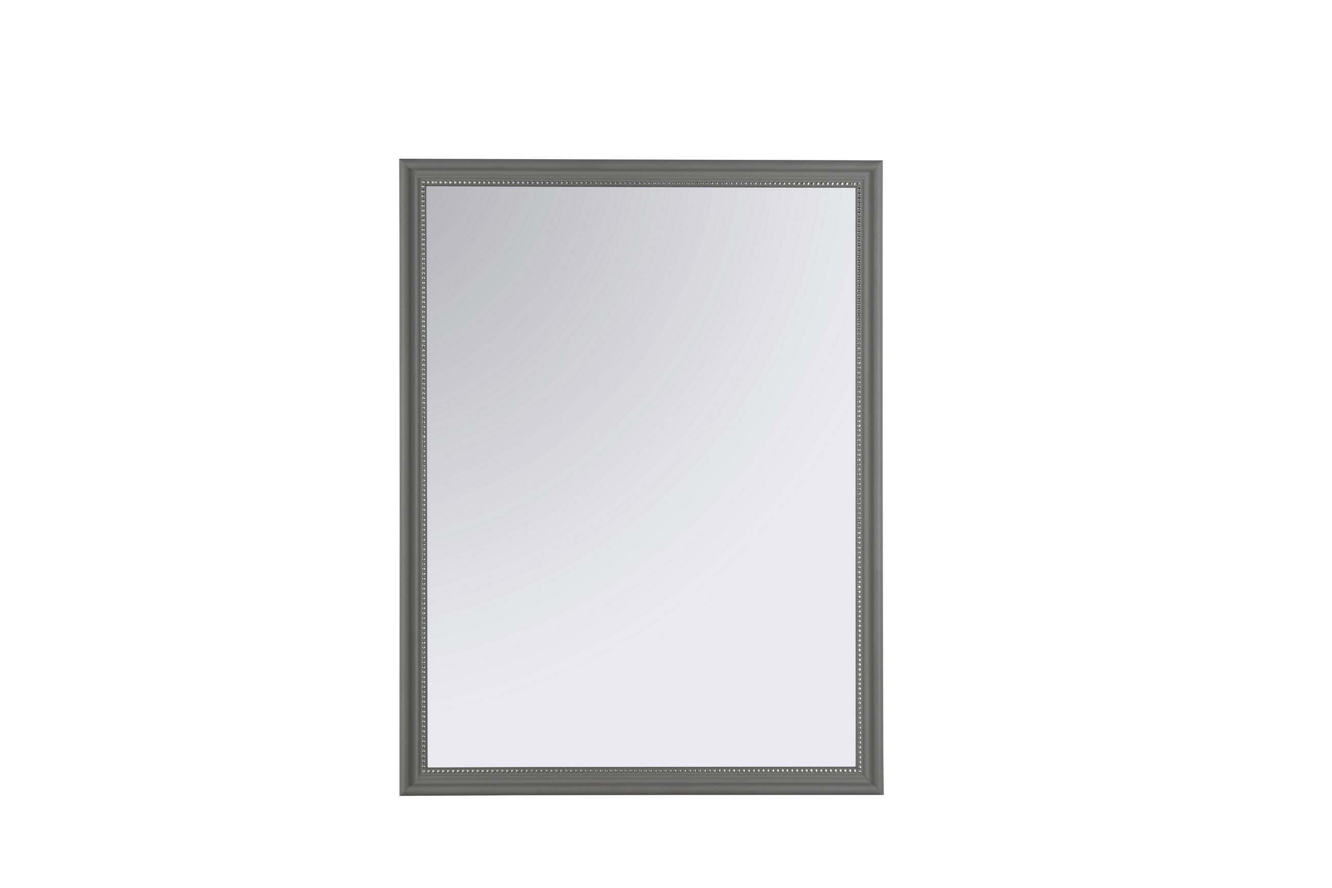 WANDSPIEGEL 34/45/1,5 cm    in rechteckig  - Grau, Trend, Glas/Kunststoff (34/45/1,5cm) - Boxxx