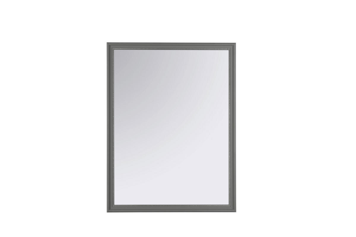 WANDSPIEGEL 34/45/1,5 cm    in rechteckig  - Grau, Trend, Glas/Kunststoff (34/45/1,5cm) - Boxxx