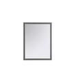 WANDSPIEGEL 34/45/1,5 cm  - Grau, Trend, Glas/Kunststoff (34/45/1,5cm) - Boxxx