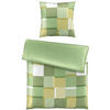 WENDEBETTWÄSCHE Satin 135/200 cm  - Grün, Design, Textil (135/200cm) - Bio:Vio