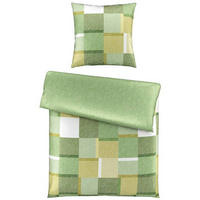 WENDEBETTWÄSCHE Satin 135/200 cm  - Grün, Design, Textil (135/200cm) - Bio:Vio