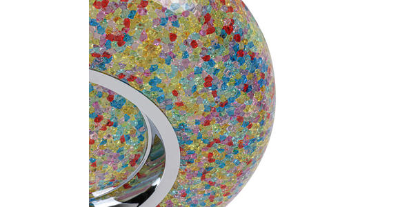 LED-DECKENLEUCHTE 38/8 cm   - Chromfarben/Multicolor, Trend, Kunststoff/Metall (38/8cm) - Novel