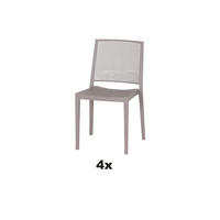 STAPELSTUHL in Kunststoff Taupe  - Taupe, Basics, Kunststoff (46/80/56cm) - Siena Garden