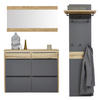 GARDEROBE 3-teilig  in 200/200/32 cm  - Eichefarben/Grau, Design, Holz/Holzwerkstoff (200/200/32cm) - Dieter Knoll