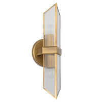 Aplică De Perete - alămiu, Konventionell, sticlă/metal (38,5/9,5/10,5cm) - Elstead Lighting