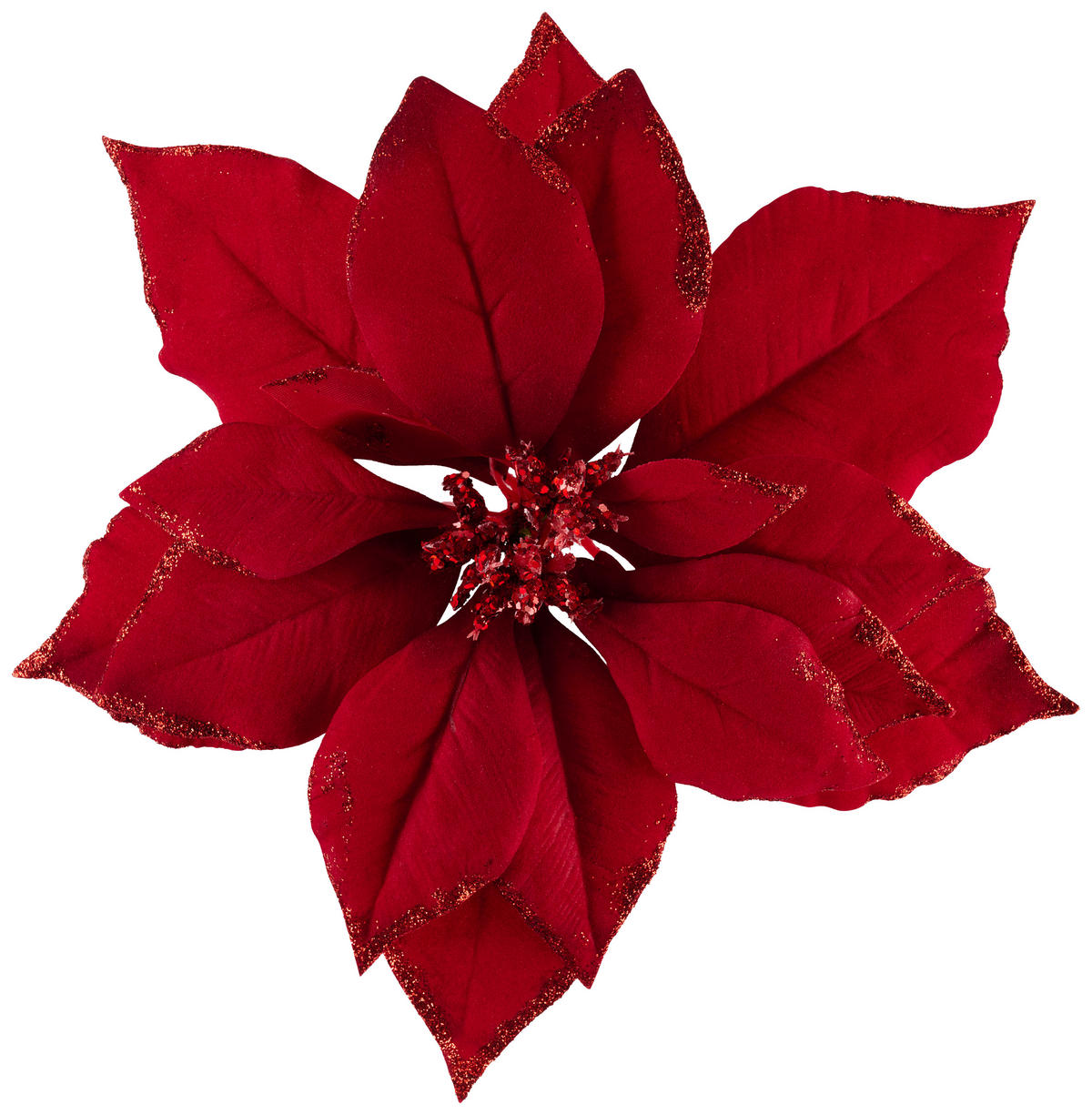KUNSTBLUME - Rot, LIFESTYLE, Textil (24cm)