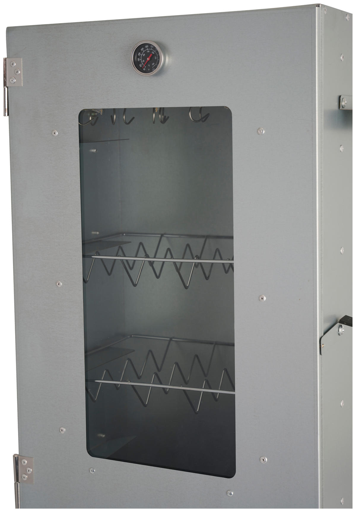 RÄUCHEROFEN - Grau, Basics, Metall (44/80/28cm)