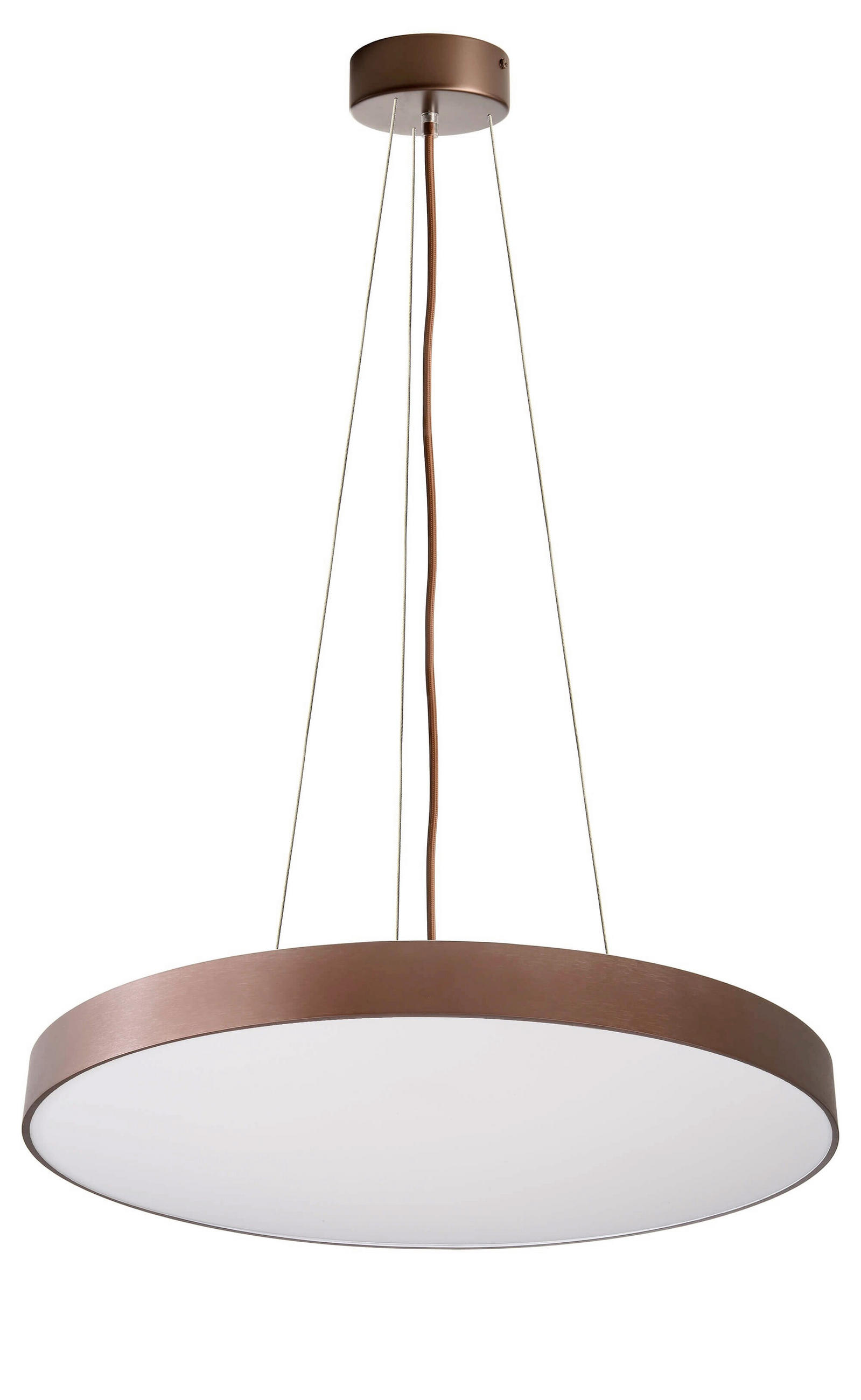 LED-HÄNGELEUCHTE Menkar 80/80/300 cm   - Kupferfarben, Design, Metall (80/80/300cm)