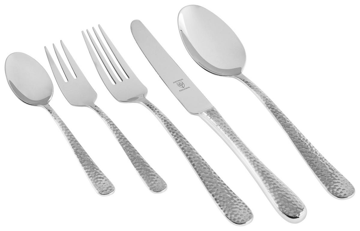 BESTECKSET LOFTHOUSE 60-teilig Edelstahl  - Basics, Metall - Justinus